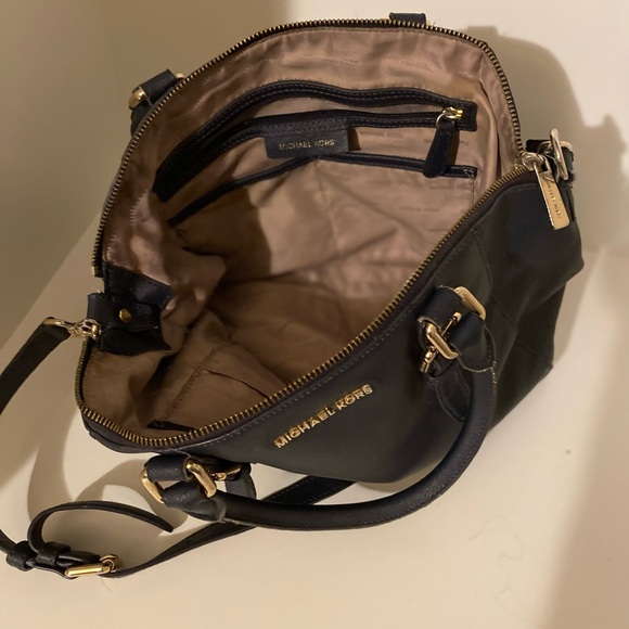 Michael Kors Navy Blue Tote - Picture 7 of 10